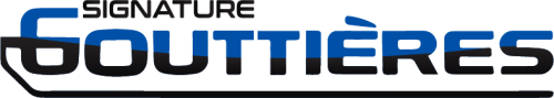 Logo représentant des services professionnels de gouttières et d’évacuation d’eau de toit  sur la Rive-Sud et la Rive-Nord de Québec